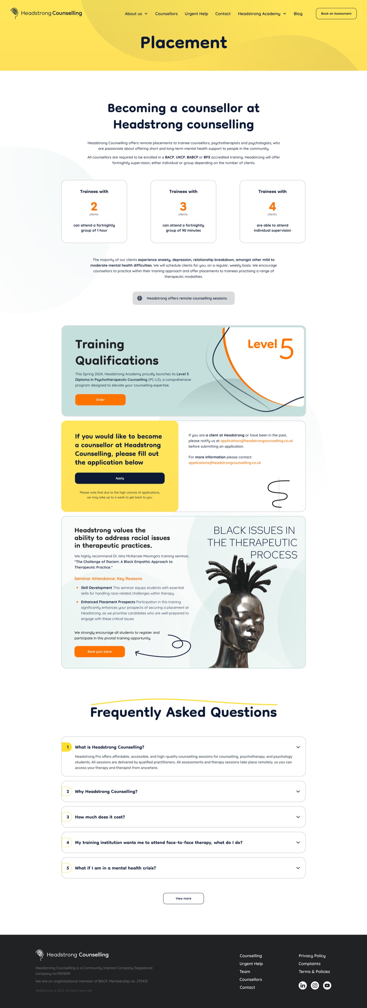 Headstrong Placement